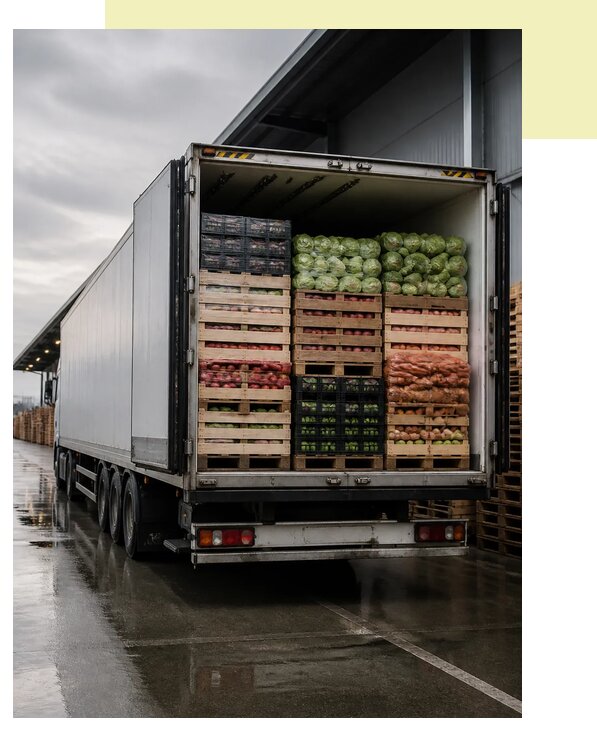 Перевозка плодоовощной продукции в Колпино по цене от 5158 р. | Агросервис-Клп