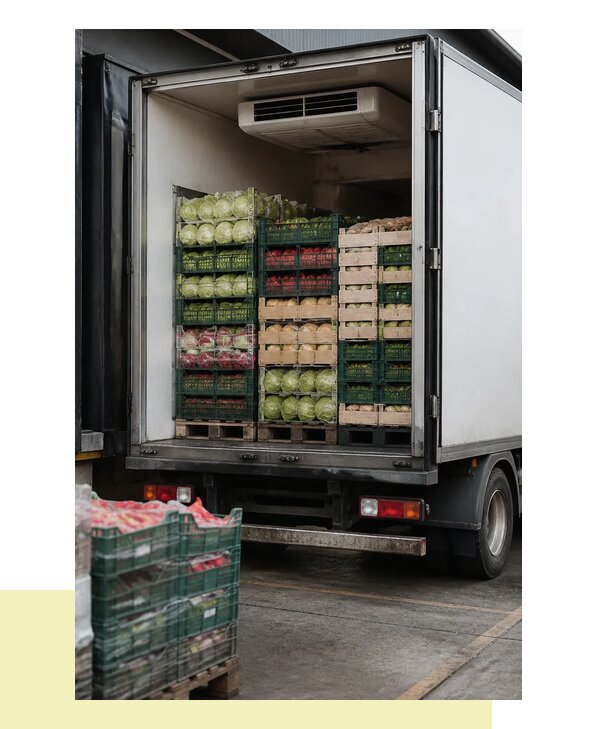 Перевозка плодоовощной продукции оптом напрямую в Колпино